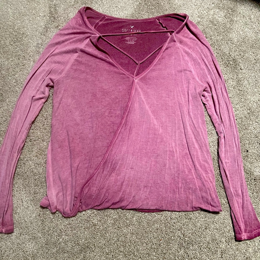 Women’s soft long sleeve tops, American eagle and old navy